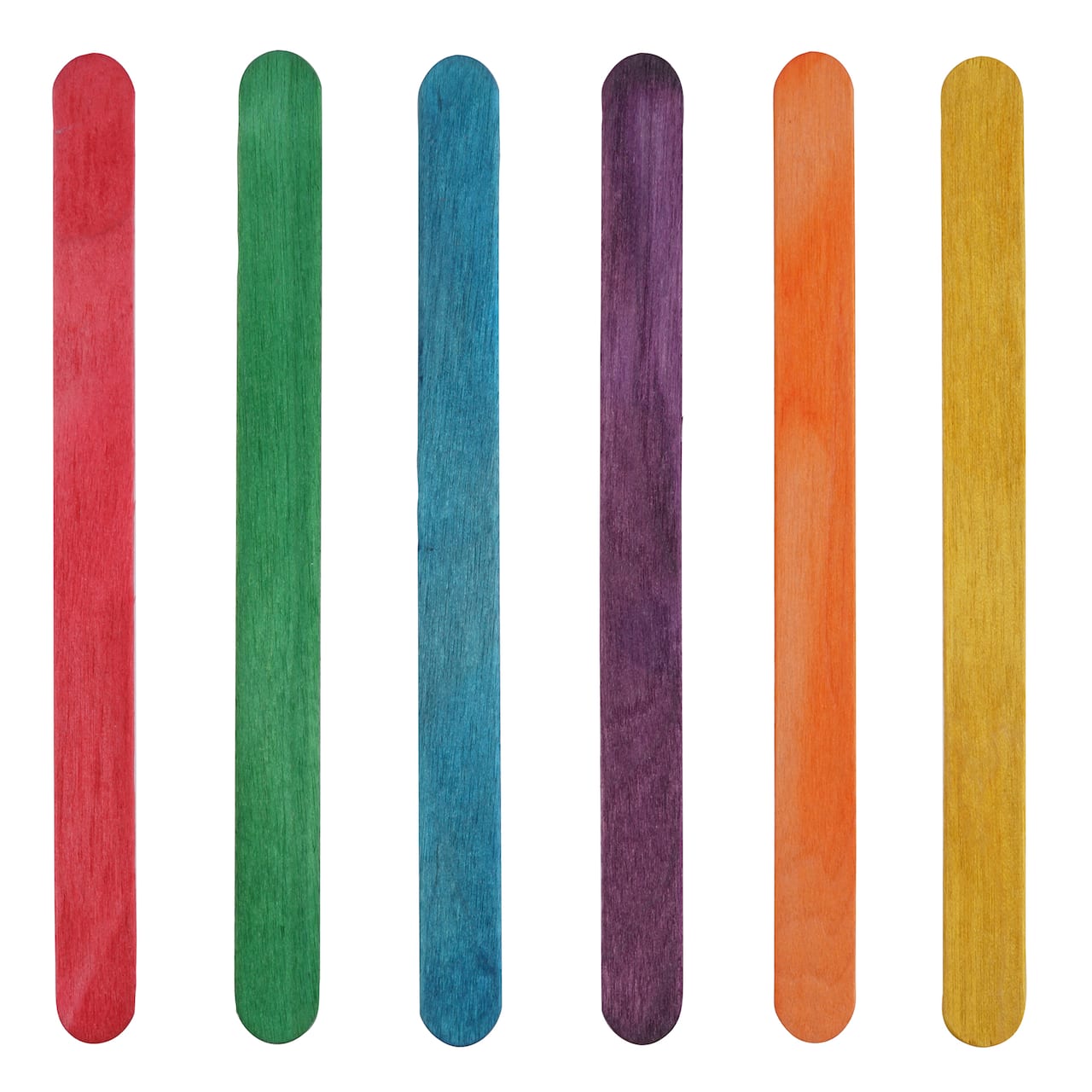 Wood Craft Sticks, Primary Colors by Creatology™